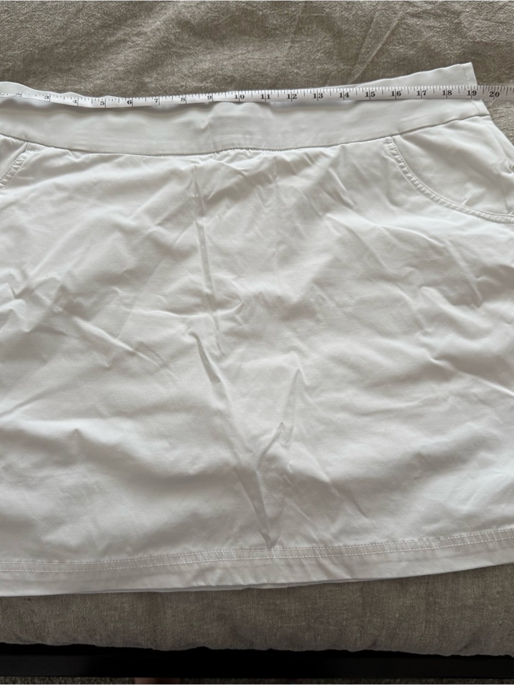 Columbia White Athletic Skort